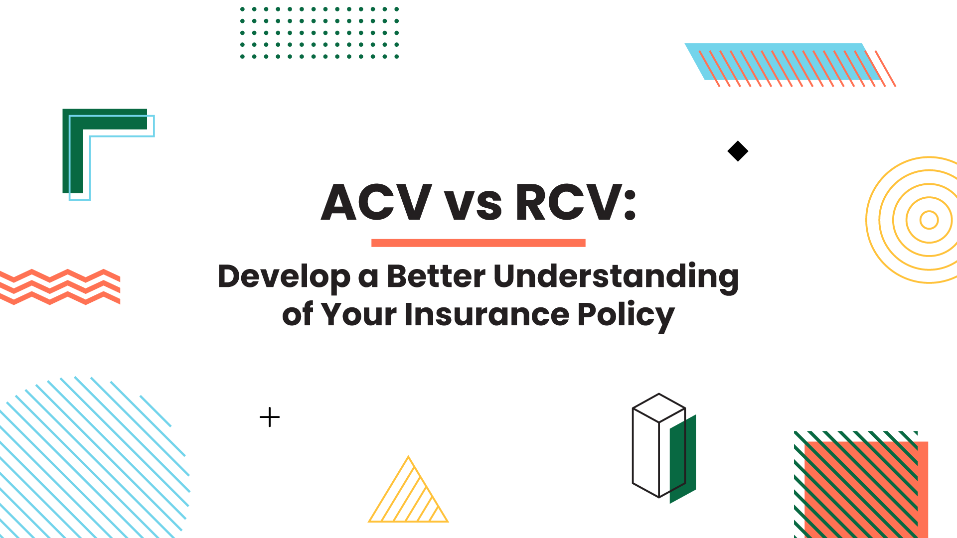 Renters insurance ACV vs. RCV.