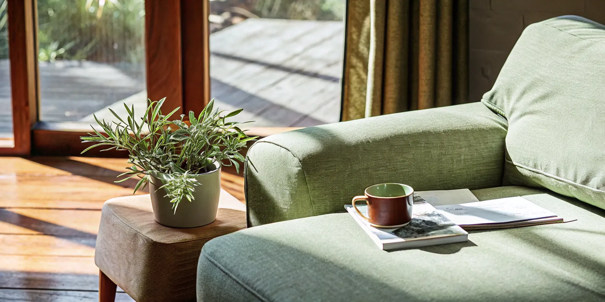 Rental property living room.